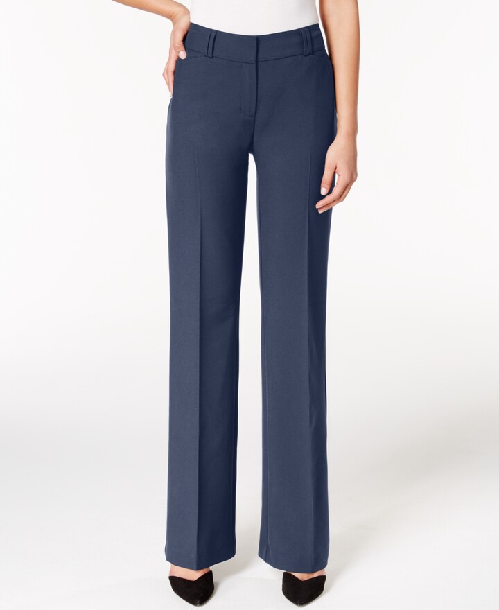 Alfani Women's Ponte-knit Pants, Short & Long, Created For Macy's In Blue
