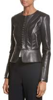 Thumbnail for your product : Alexander Wang Hook Detail Lambskin Leather Jacket