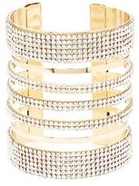 Thumbnail for your product : Charlotte Russe Embellished Cuff Bracelet