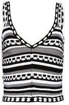 Thumbnail for your product : Alice + Olivia Sandrine Crochet Crop Tank
