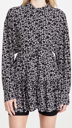 norma kamali oversized boyfriend shirt