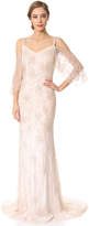 Thumbnail for your product : Theia Layla Off the Shoulder Slip Gown