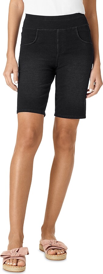 Hue Game Changing High Rise Bermuda Shorts