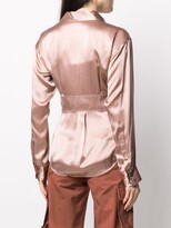 Thumbnail for your product : Alexander Wang Ruched Button-Up Silk Shirt
