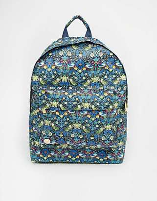 Mi-Pac x Liberty Floral Print Backpack - 003 strawberry thief