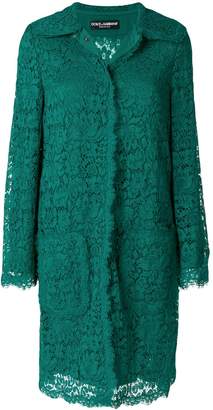 Dolce & Gabbana lace detailed coat