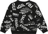 Thumbnail for your product : MM6 MAISON MARGIELA Kids Slogan-printed cotton sweater
