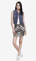 Thumbnail for your product : Express Deco Sequin Embellished Mini Skirt