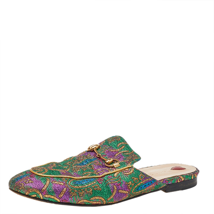 gucci princetown gg velvet slipper price