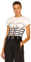 Thumbnail for your product : Area Cage Strap Corset Top in Black