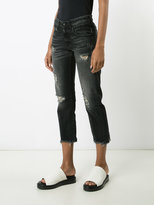 Thumbnail for your product : R 13 cropped jeans