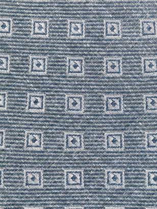 Kiton square patterned tie