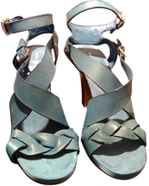 Thumbnail for your product : Nine West Blue Suede Sandals