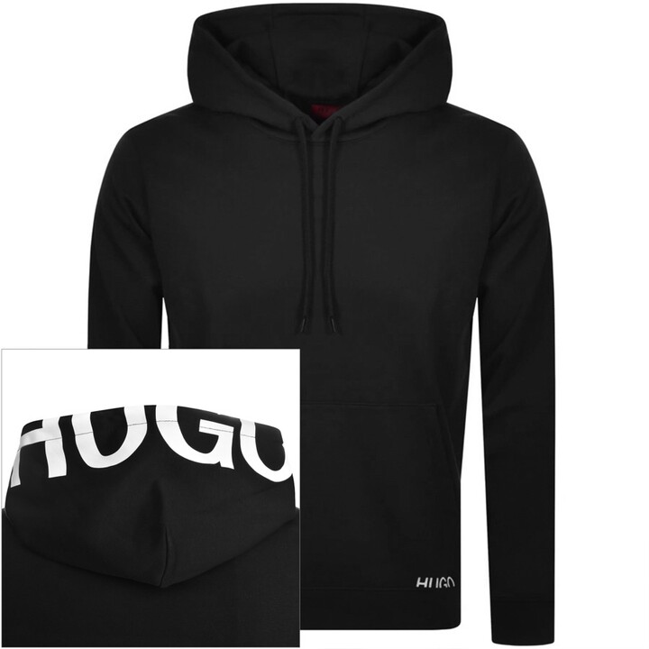 hugo dayfun logo hooded sweatshirt
