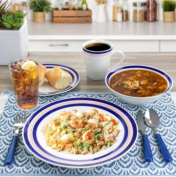 All U Need 32Pc Ceramic Dinnerware Set