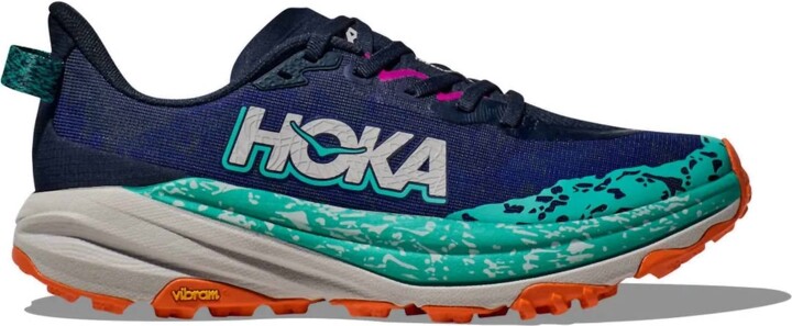 Hoka One One Women's Speedgoat 6 Trail Running Shoes In Varsity Navy/ Meteor