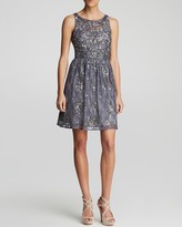 Thumbnail for your product : Aidan Mattox Dress - Sleeveless Sequin Lace Fit and Flare