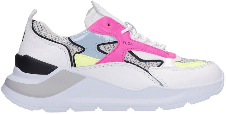D.a.t.e. D.a.t.e Fuga Mesh Sneaker Black/white Colour: Black/white, |  ModeSens