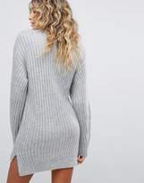 Thumbnail for your product : Miss Selfridge Polo Neck Jumper Dress