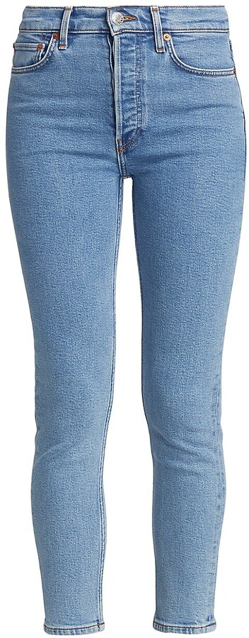 Stretch Jeans Skinny Tube Deco Boucle Zipper franges 