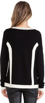 Thumbnail for your product : Milly High Low Contrast Pullover