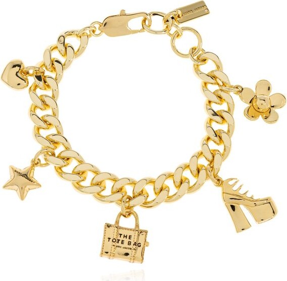 Marc Jacobs Mini Icon Charm Chained Bracelet