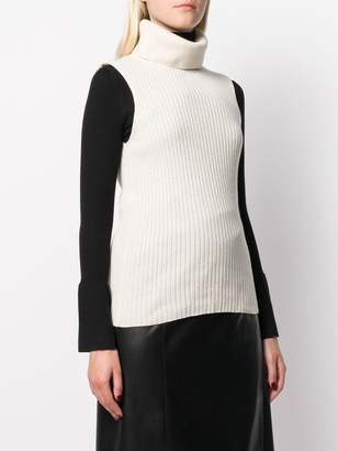 Edward Achour Paris sleeveless knitted jumper