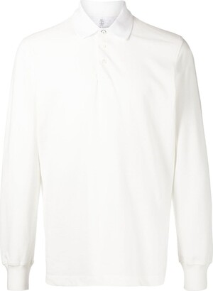 Brunello Cucinelli Long-Sleeved Polo Shirt
