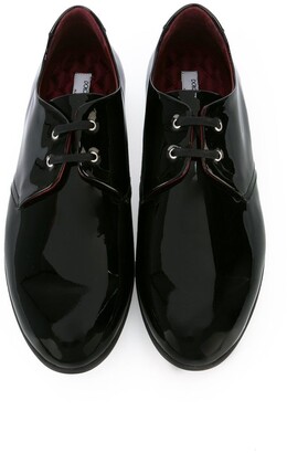 Dolce & Gabbana Children patent leather Derby shoes