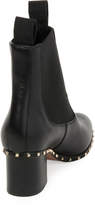 Thumbnail for your product : Valentino Garavani Soul Stud Leather Chelsea Boots, Black (Nero)