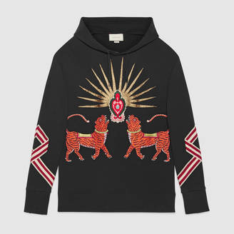Gucci Cotton sweatshirt with embroideries