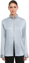 Thumbnail for your product : Haider Ackermann Braided Collar Viscose Blend Shirt
