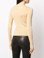 Thumbnail for your product : Fiorucci Side-Stripe Ribbed-Knit Jumper