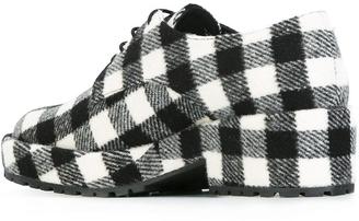 Castaner checked platform lace-up shoes