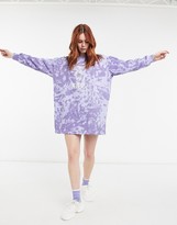 Thumbnail for your product : Daisy Street Tokyo tie-dye long-sleeved sweater dress