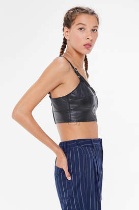 Urban Renewal Vintage X Pelechecoco Recycled Leather Bustier
