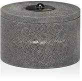 Thumbnail for your product : Ginger Brown Shagreen Large Round Box