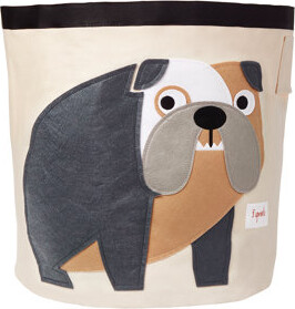 3 Sprouts Bulldog Canvas Storage Bin