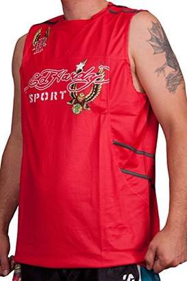 Ed Hardy Mens Eagle Sport Tank Top - Red