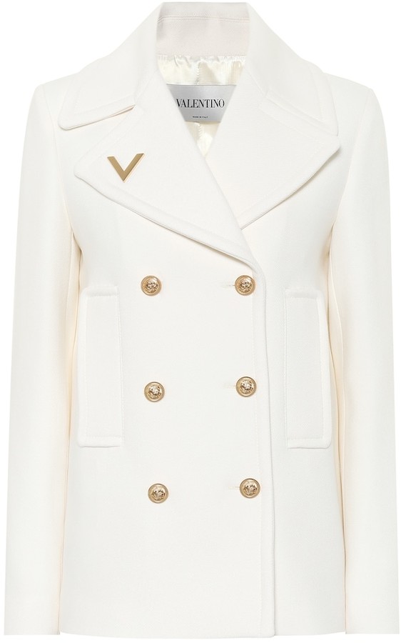 valentino double breasted coat