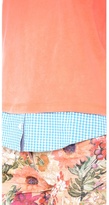 Thumbnail for your product : Clu Too Gingham Shirttail Top