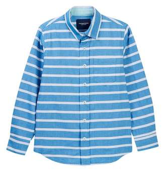 Toobydoo Hugh Striped Dress Shirt (Baby, Toddler, Little Boys & Big Boys)