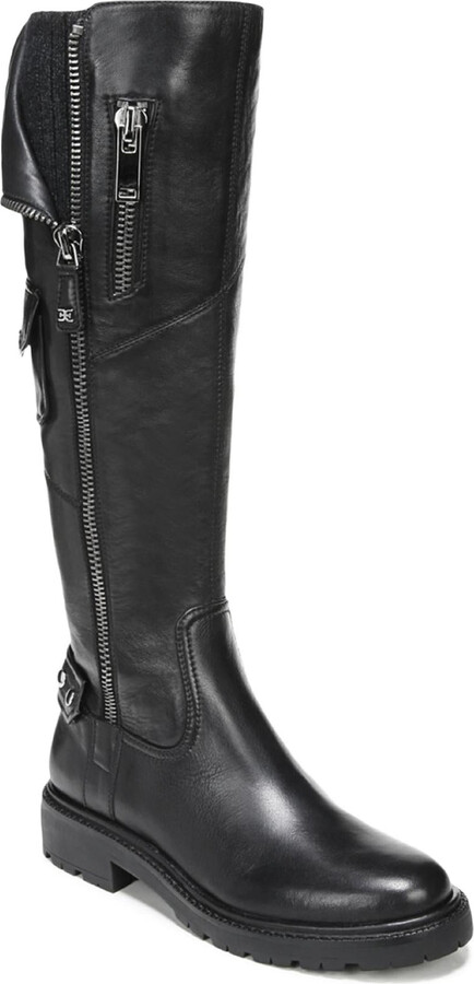 Knee High Motorcycle Boots | ShopStyle