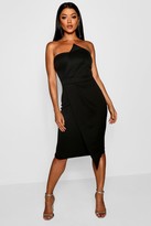Thumbnail for your product : boohoo Zoey Bandeau Wrap Detail Midi Dress