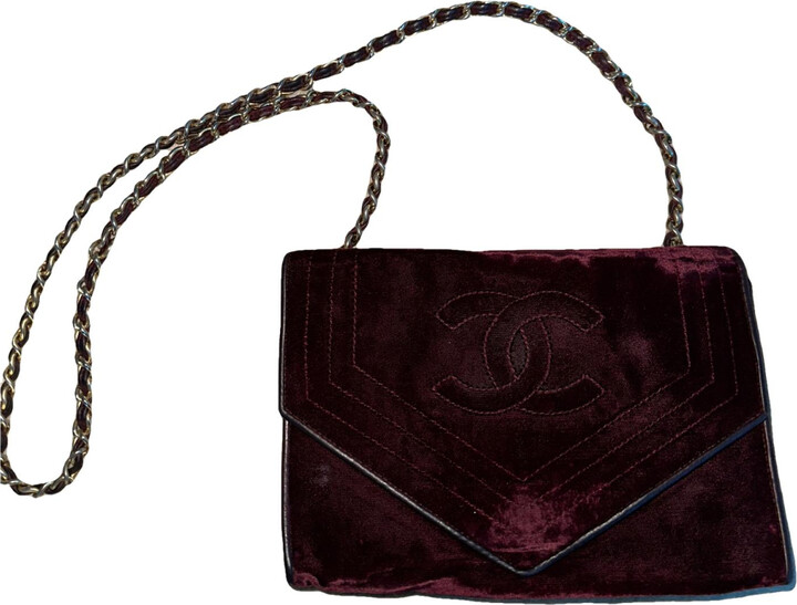 Chanel Velvet crossbody bag ShopStyle