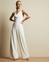 Thumbnail for your product : Ted Baker Cowl neck contrast wide leg jumpsuit