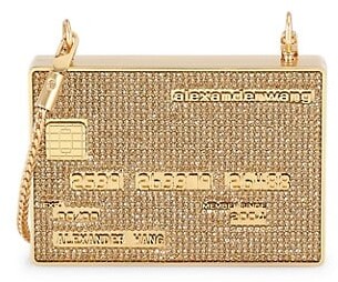 alexander wang credit card clutch