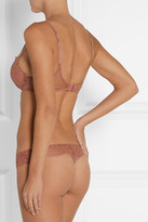 Thumbnail for your product : La Perla Tearose lace push-up bra