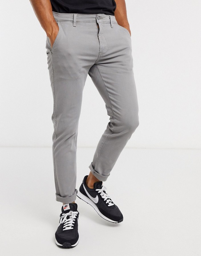 Levi's slim tapered chino II in steel gray - ShopStyle