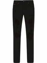 Thumbnail for your product : Dolce & Gabbana Mid-Rise Straight Leg Jeans
